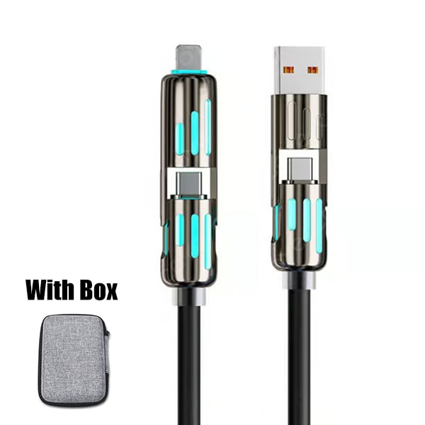 2025 New Year's Sale 49%off🔥Mfish 240W 4-in-1 USB C Cable