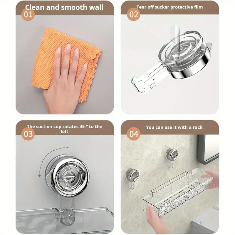 LAST DAY-49%OFF🔥Corrugated suction cup storage holder