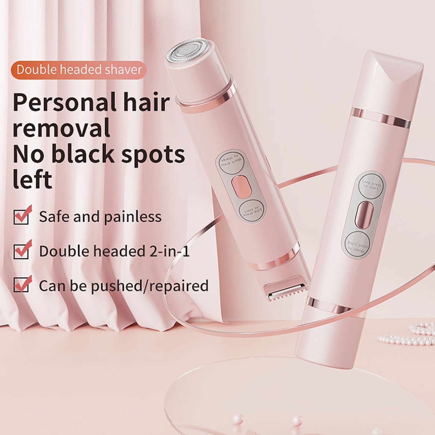 2025 Summer Discount Sale 49%off⏰2-in-1 Electric Bikini Trimmer for Women—— BUY 2 GET 1 FREE SHIPPING