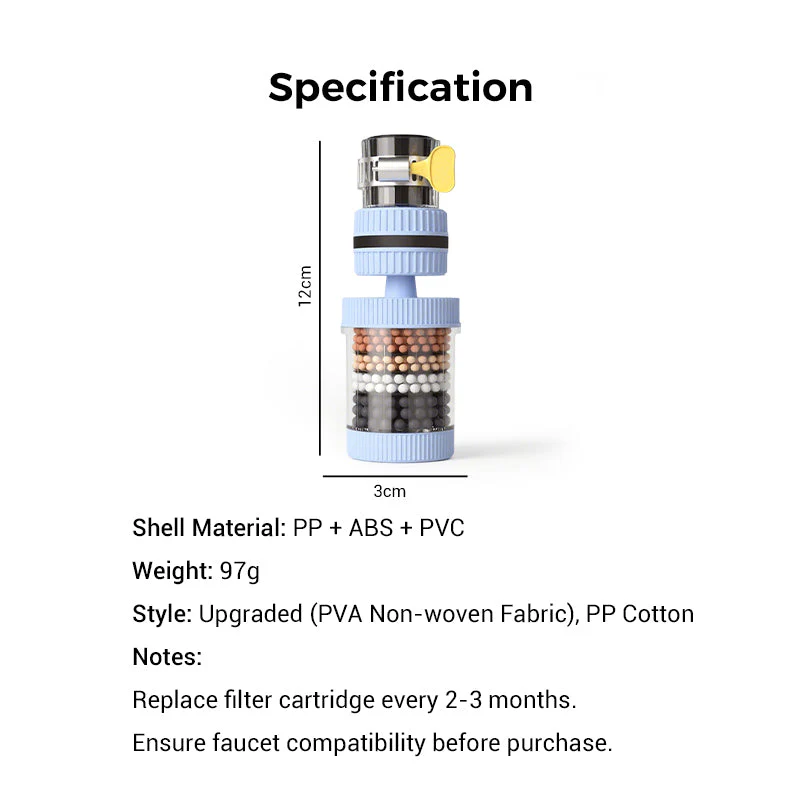 🔥LAST DAY SALE 50% OFF🔥Buy 2 Get 1 Free💧Faucet Filters-Enhance Your Tap Water Quality