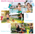 Summer Beach Water Cannon: Dinosaur-Themed Retractable Water Gun — Parent-Child Outdoor Interactive Toy