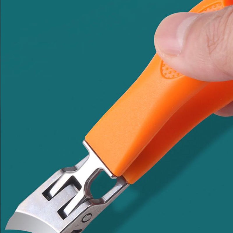 HOT SALE 49% off🔥Wide Jaw Opening Anti-Splash Slanted Nail Clipper