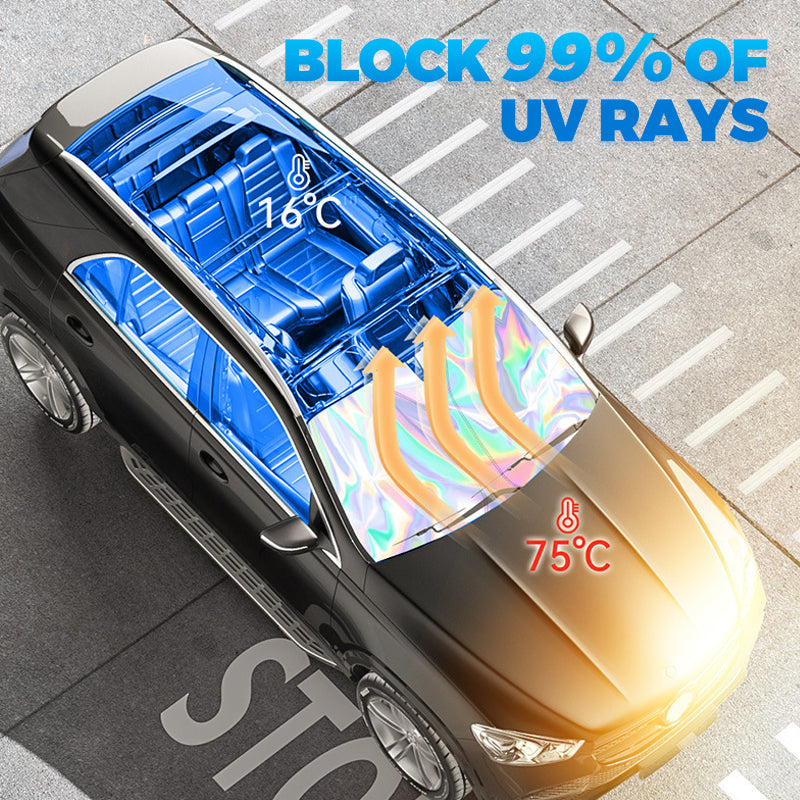 🌈Summer Hot Sale 50% OFF🌞Laser Car Windshield Sunshade