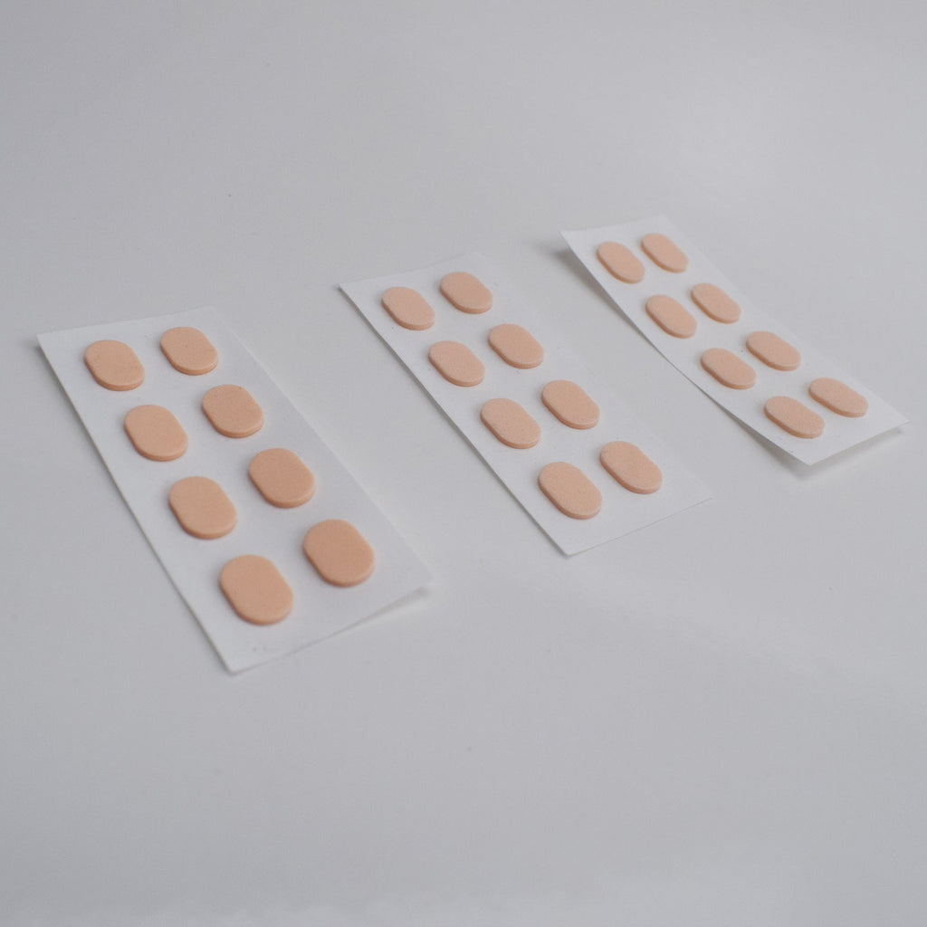 Soft EVA foam nose pads for glasses provide comfortable, pressure-free wear without smudging makeup. Anti-slip frames and eye patches prevent slipping.