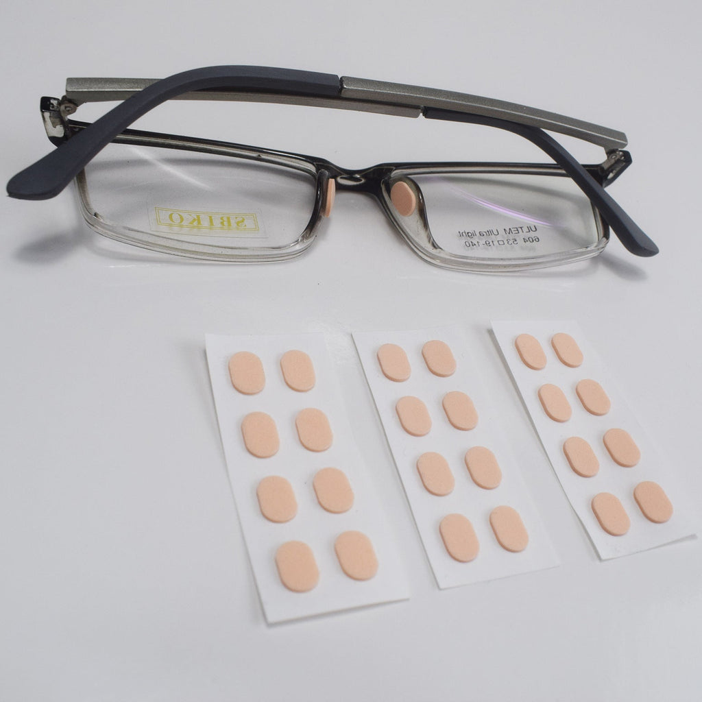 Soft EVA foam nose pads for glasses provide comfortable, pressure-free wear without smudging makeup. Anti-slip frames and eye patches prevent slipping.