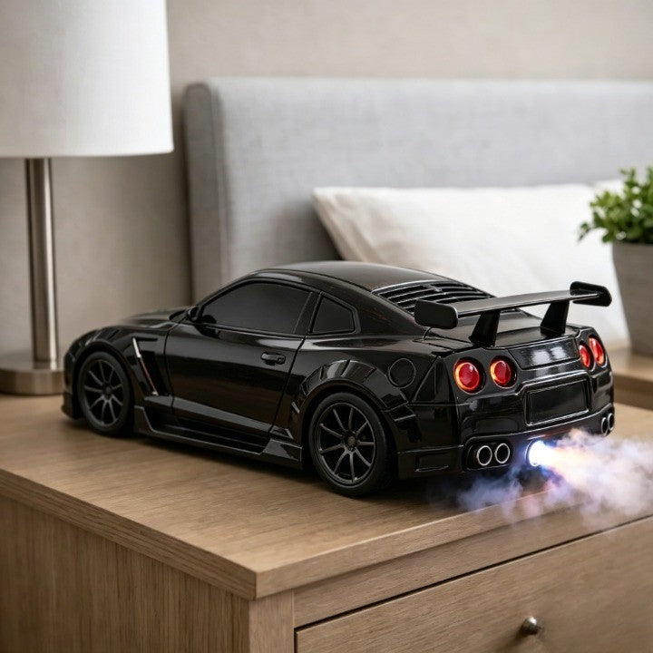 2026 Upgrade Hypercar Alarm Clock - Realistic Engine Revving & Motion Light Effects
