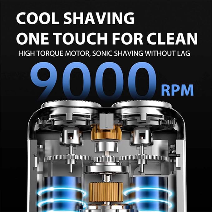 🔥2025 New Design 50% Off🔥 Mini Electric Rotary Dual Ring Pocket Shaver