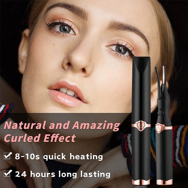 HOT SALE NOW 49% OFF - Rechargeable Heated Eyelash Curler for Quick Heating Curling