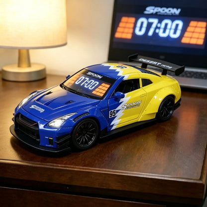 2026 Upgrade Hypercar Alarm Clock - Realistic Engine Revving & Motion Light Effects