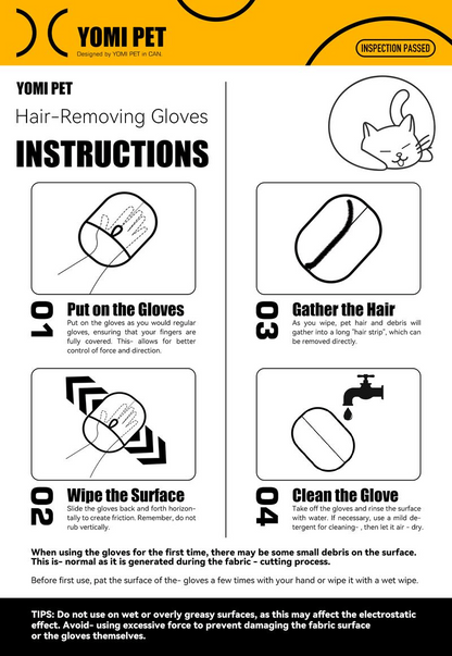 🎁 Last Day Buy 1 Get 1 Free- Pet hair remover Electrostatic gloves