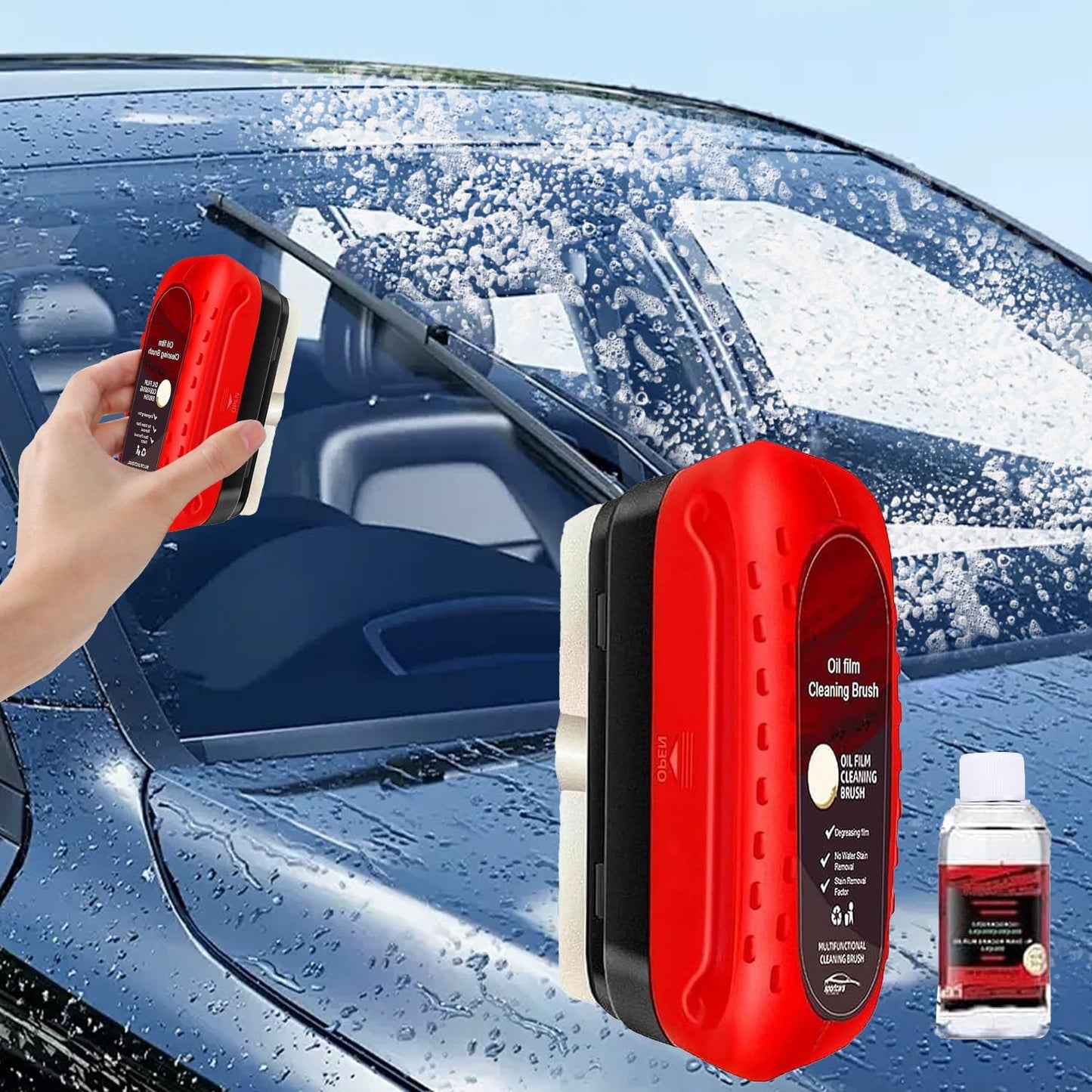 BUY 1 GET 2 FREE 49%off🔥Automotive Oil Film Cleaning Brush