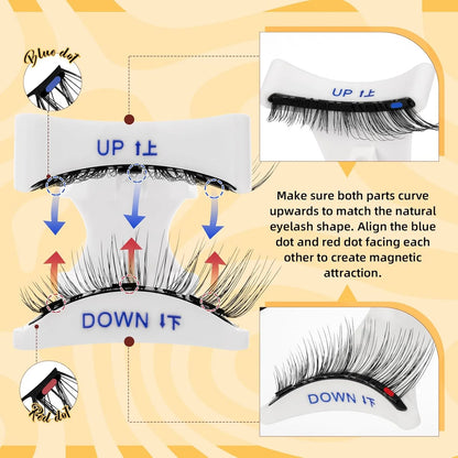 Last Day 49% OFF Reusable Premium Self-Adhesive Eyelashes | Easy, Quick, Safe!