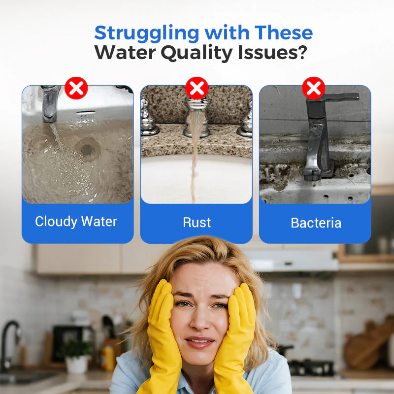 🔥LAST DAY SALE 50% OFF🔥Buy 2 Get 1 Free💧Faucet Filters-Enhance Your Tap Water Quality
