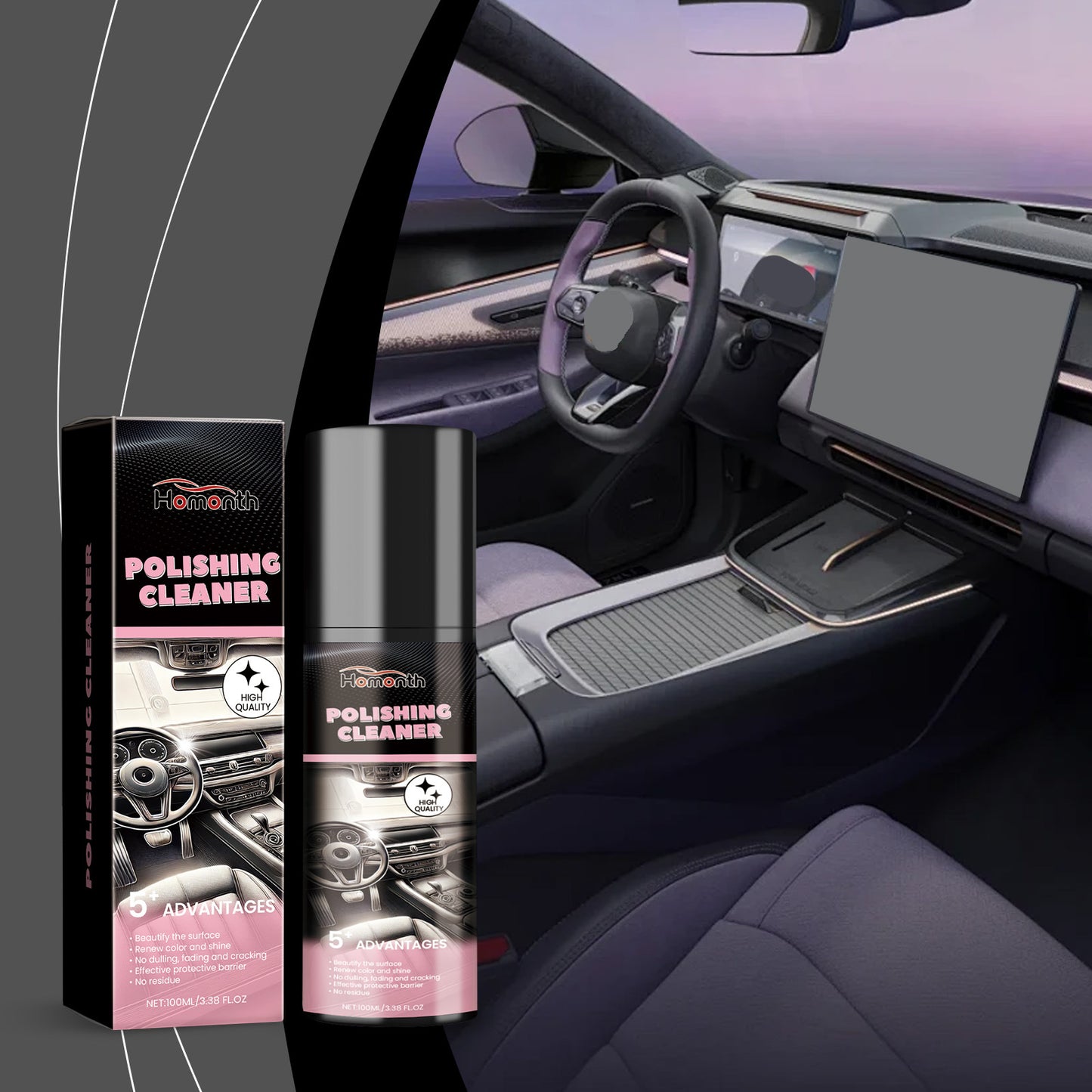 Car Interior Stain Remover and Polisher