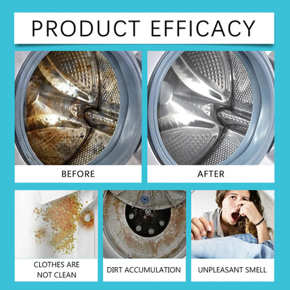 49% OFF FLASH SALE! Washing Machine Cleaner Tablets ✨ Deep Clean ＆Fresh Scent for All Models！