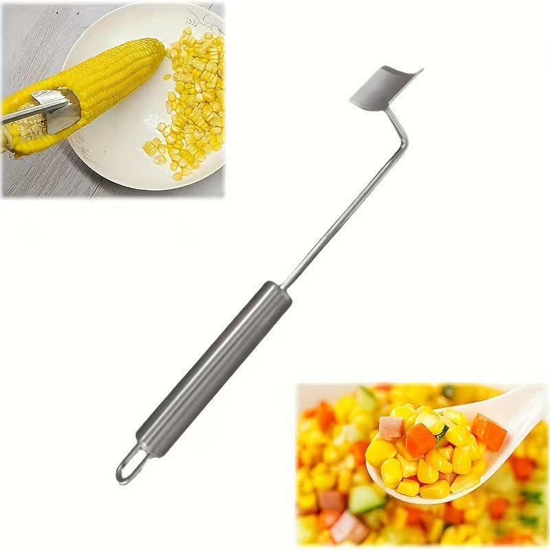 Long Handle Stainless Steel Corn Stripping Tool StripChef