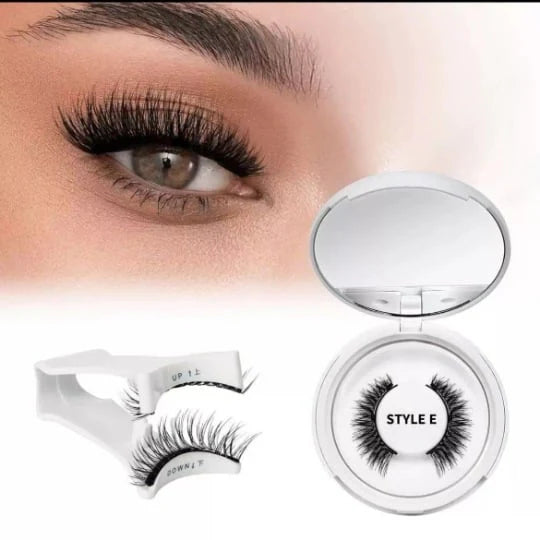 Last Day 49% OFF Reusable Premium Self-Adhesive Eyelashes | Easy, Quick, Safe!