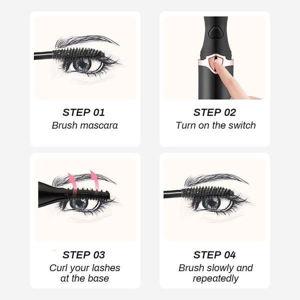 HOT SALE NOW 49% OFF - Rechargeable Heated Eyelash Curler for Quick Heating Curling