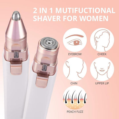 Last Day 49% OFF🔥2-in-1 Women's Eyebrow and Facial Hair Removal Device
