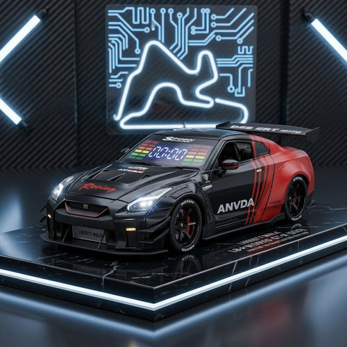 2026 Upgrade Hypercar Alarm Clock - Realistic Engine Revving & Motion Light Effects