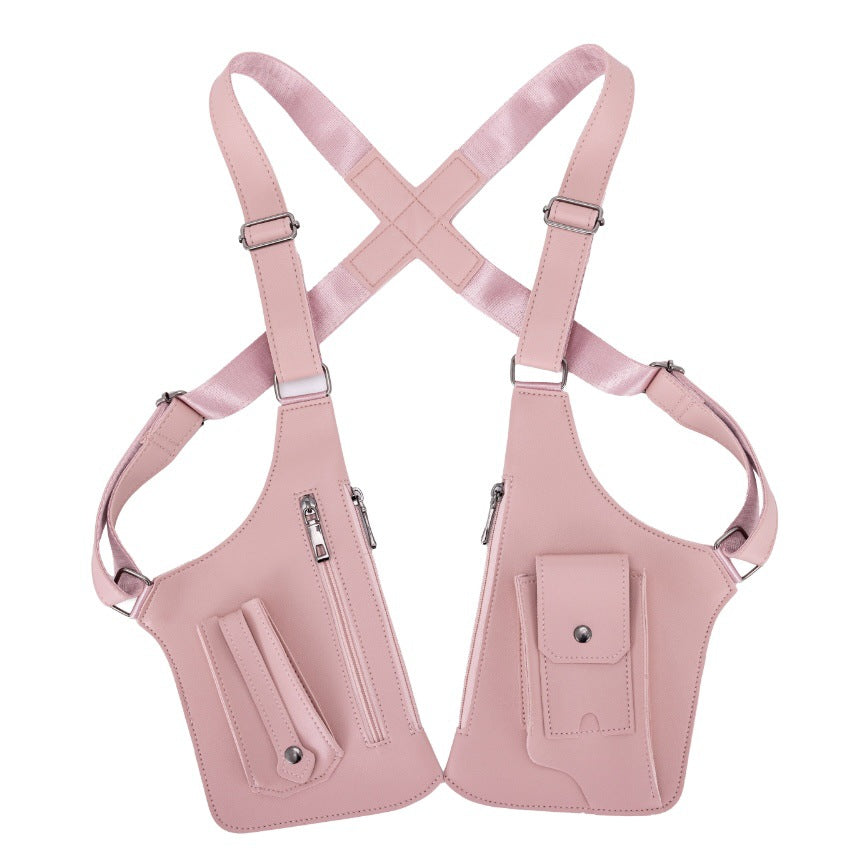 Premium Leather Adjustable Underarm Shoulder Bag for Men & Women