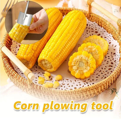Long Handle Stainless Steel Corn Stripping Tool StripChef