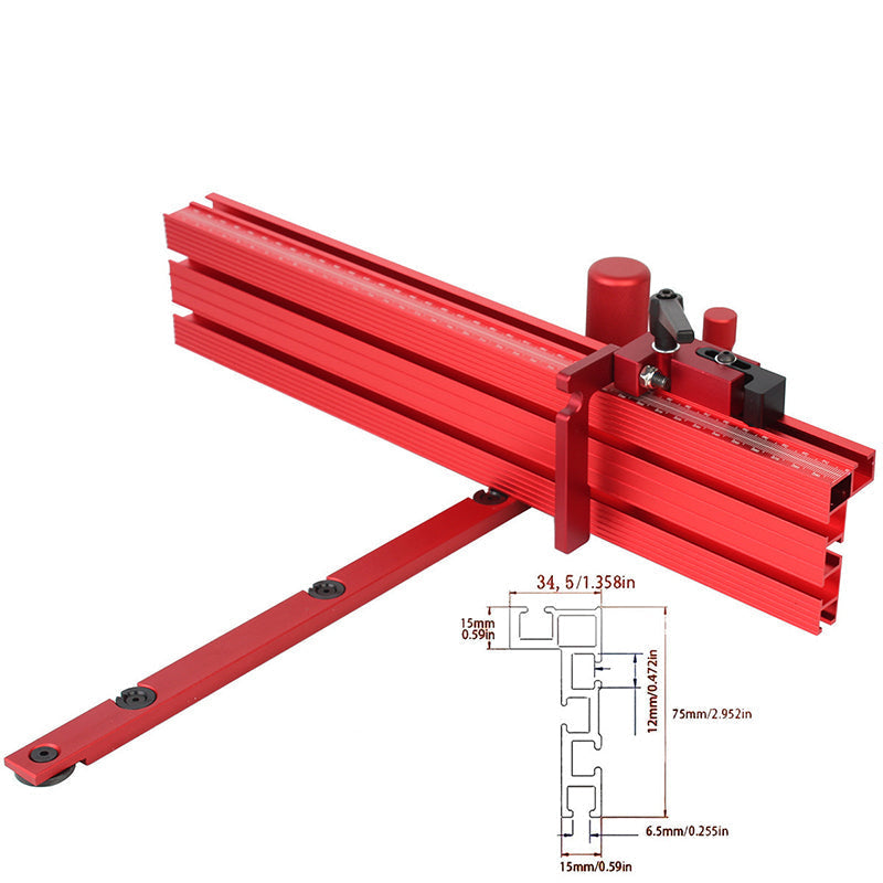 📢📢49% OFF!! ⏰💥 Precision Aluminum Beveled Baffle Plates—Quick Adjustment, Precise Guidance. Save Time, Materials, and Effort 🚀