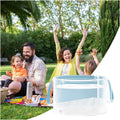 Outdoor Transparent Foldable Wash Tub with Handle