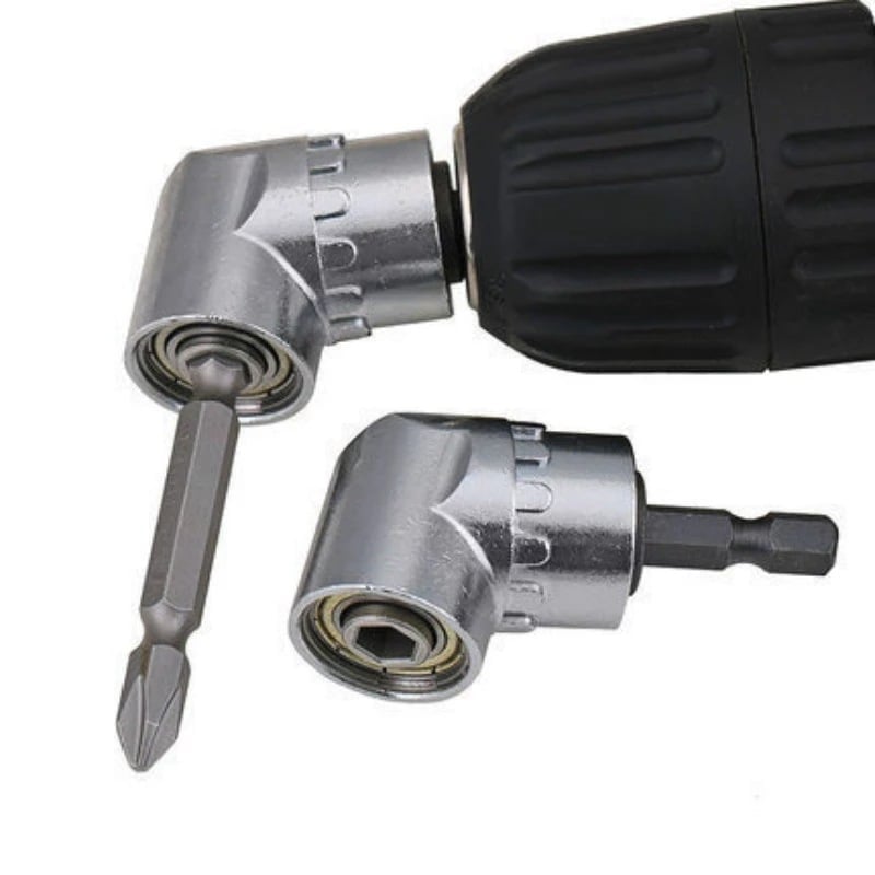 🔩105°Right Angle Head Drill Driver Extension Bit Power Screwdriver Socket Adapter