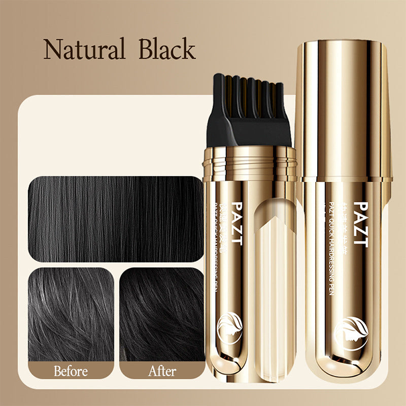 💇‍♀️✨ 2-in-1 Gray Hair Dye Comb—Perfectly even color every time!🎨