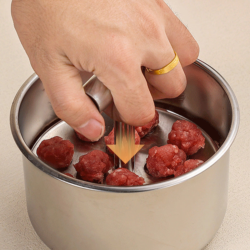 📢📢 50   %  OFF  !! ✨Kitchen Stainless Steel Meatball Mould
