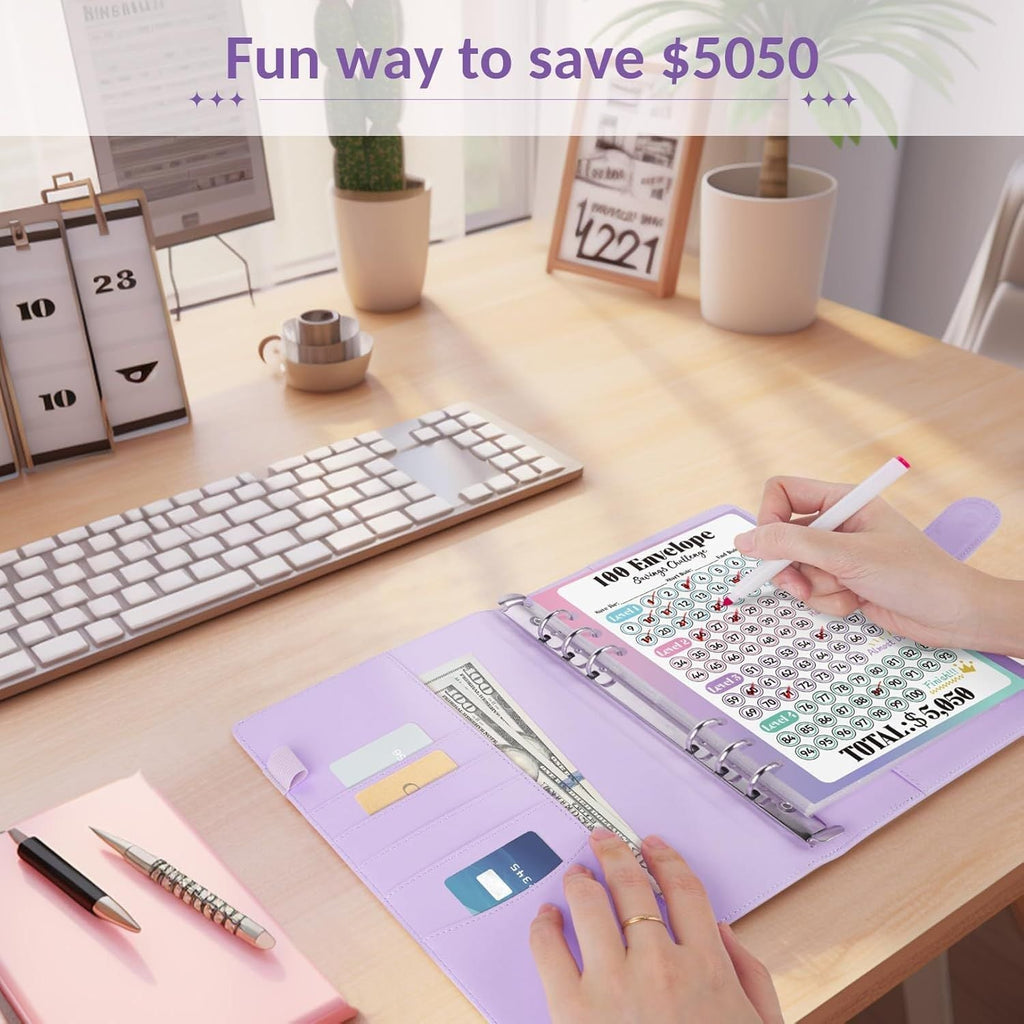 ⏰Final 4 Hours 70% OFF🎁100 Envelope Savings Challenge Book✉️💸