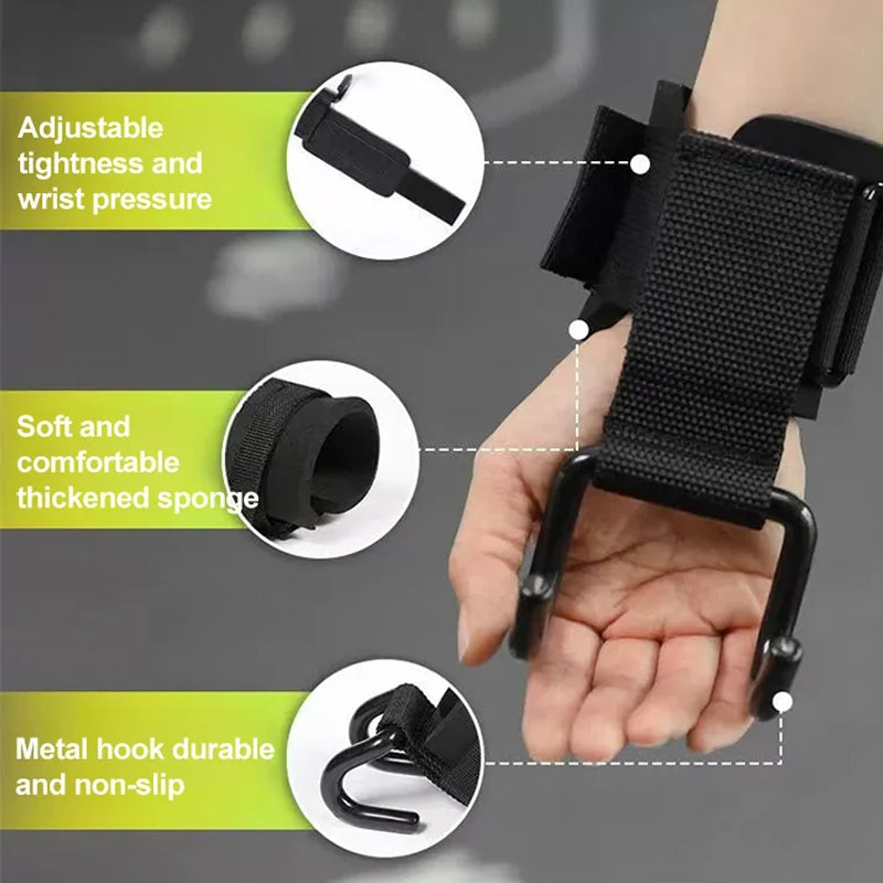 🔥Limited 50% discount🔥Sturdy Hook-and-Loop Wrist Straps for Weightlifting