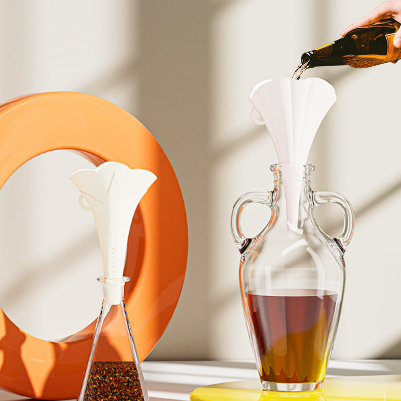 5PCS Multifuntional Foldable Kitchen Flower Funnels