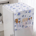 Refrigerator Dust Cover with Storage Pockets