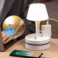 All-in-one design, multiple functions to meet your various needs!-Bedside Lamps With AC Outlets & USB Ports