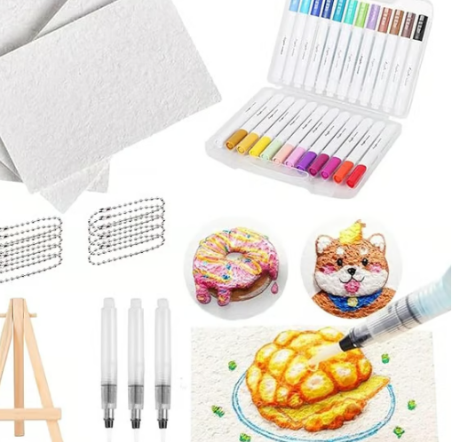😃 Great Summer Activity Idea! – Magic 3D Foam Texture Painting Kit 🎨✨