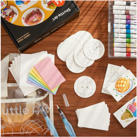 😃 Great Summer Activity Idea! – Magic 3D Foam Texture Painting Kit 🎨✨
