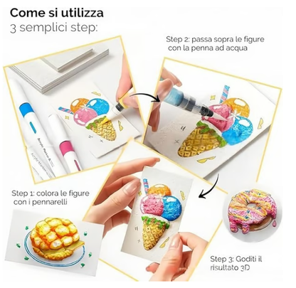 😃 Great Summer Activity Idea! – Magic 3D Foam Texture Painting Kit 🎨✨