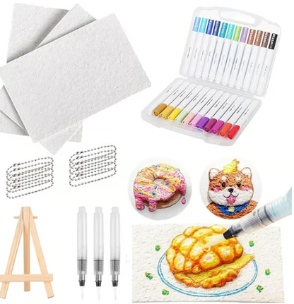 😃 Great Summer Activity Idea! – Magic 3D Foam Texture Painting Kit 🎨✨