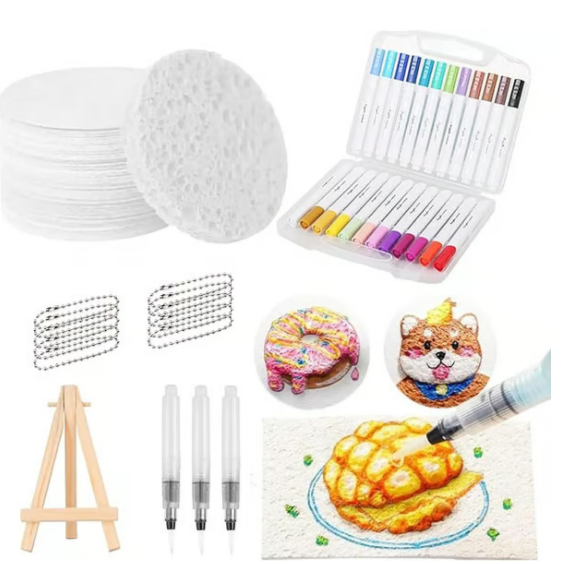 😃 Great Summer Activity Idea! – Magic 3D Foam Texture Painting Kit 🎨✨