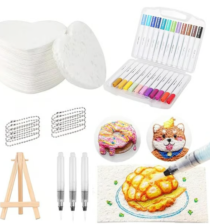 😃 Great Summer Activity Idea! – Magic 3D Foam Texture Painting Kit 🎨✨